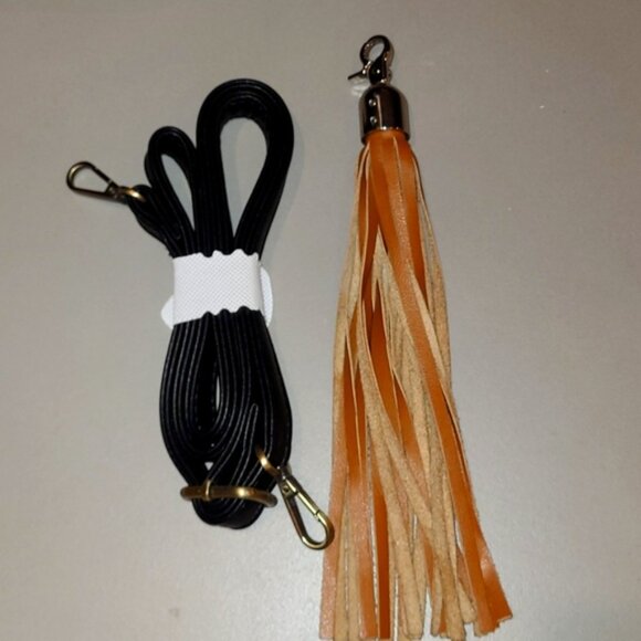 Vera Bradley Sagebrush Satchel Gallatin Leather Black and Tan - Picture 11 of 14